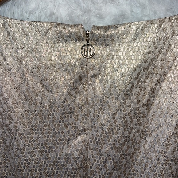 Tommy Hilfiger Gold Dress Size 18 NWT - Picture 4 of 5